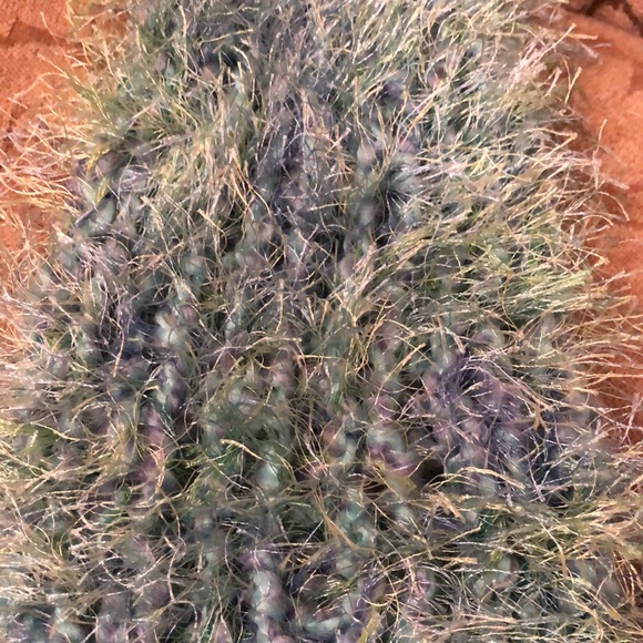 Mohair Knitted Scarf - Picture 3 of 3